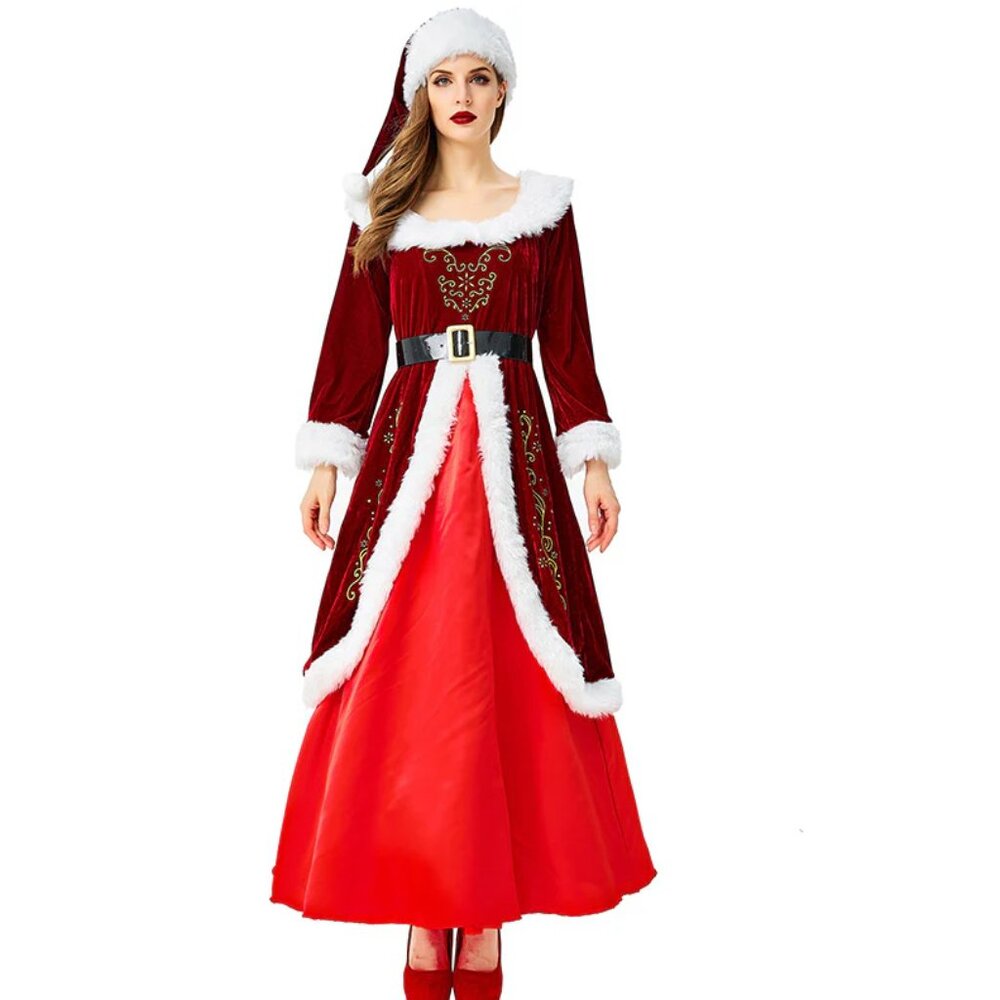 Deluxe Mrs Clause Costume size M